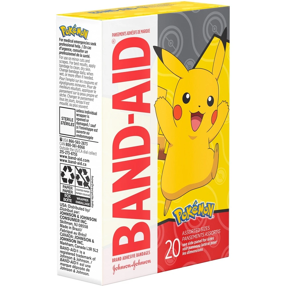 Adhesive Bandages for Kids, Pokémon