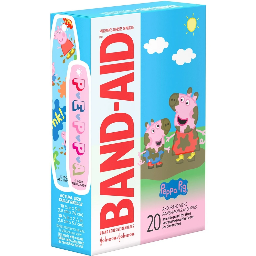 Adhesive Bandages for Kids, Peppa Pig