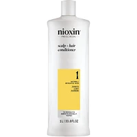 Revitalisant épaississant pour le cuir chevelu et les cheveux Système 1 de Nioxin – naturels clairsemés, 500 mL