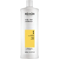 Revitalisant épaississant pour le cuir chevelu et les cheveux Système 1 de Nioxin – naturels clairsemés, 500 mL