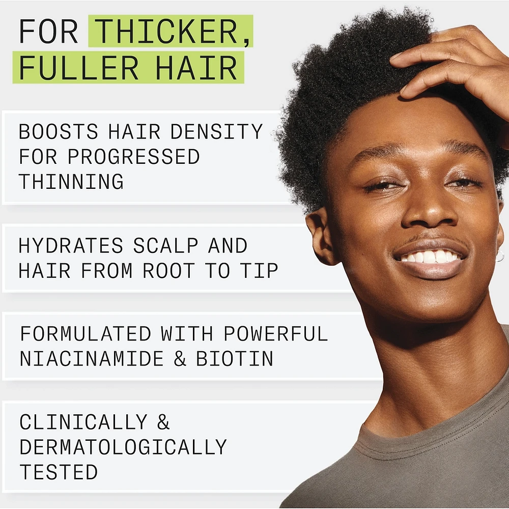 Soin épaississant pour cuir chevelu et cheveux Système 2 de Nioxin - pour les cheveux naturels et très clairsemés - Comprend un shampooing mL
