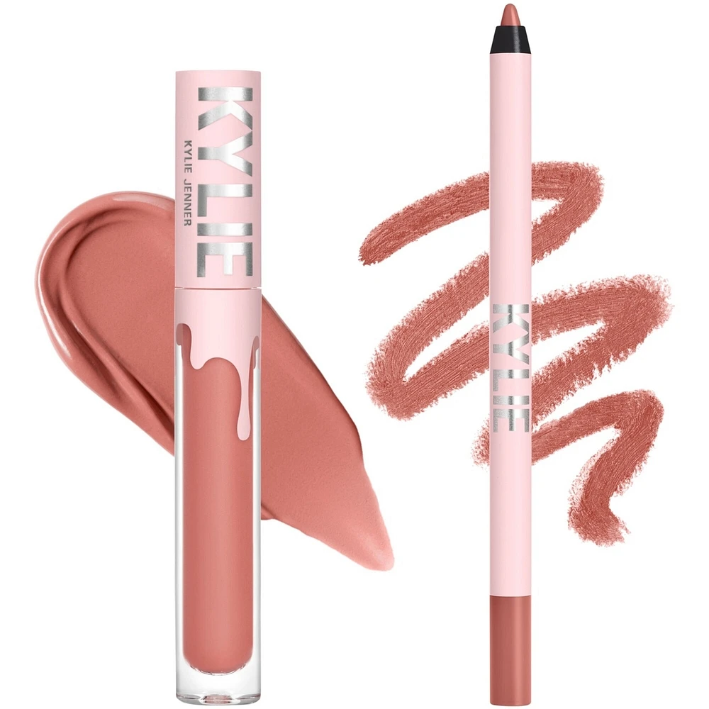 Matte lip Kit, perfect routine, highly-pigmented, long-lasting, smudge-resistant, vegan