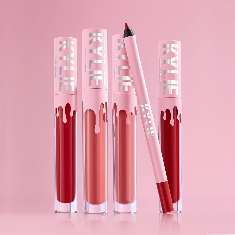 Matte lip Kit, perfect routine, highly-pigmented, long-lasting, smudge-resistant, vegan