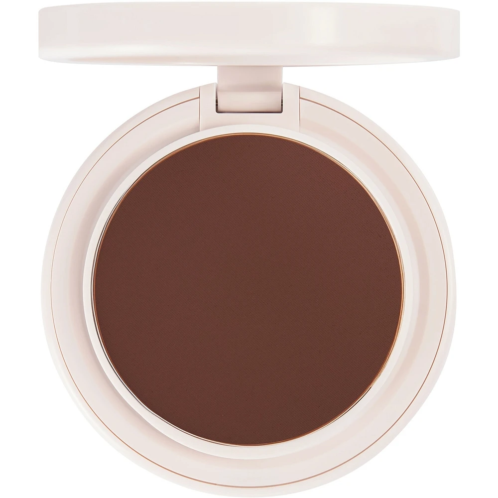Natural Blur Powder Foundation, medium buildable blurred matte, 12-hour wear, breathable finish