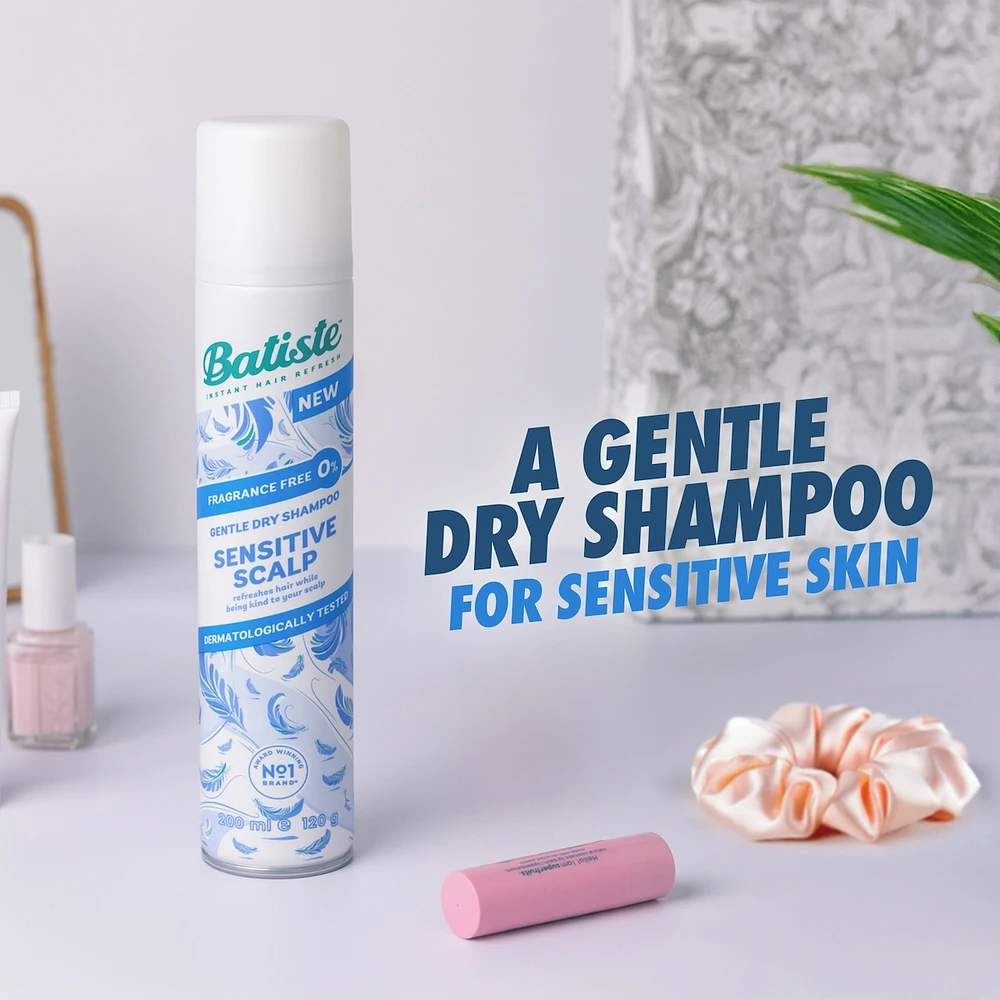 Batiste Shampooing Sec Doux Sans Parfum