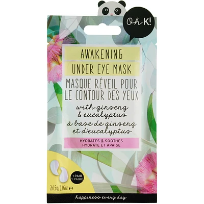 Masque pour les yeux au ginseng et à l'eucalyptus