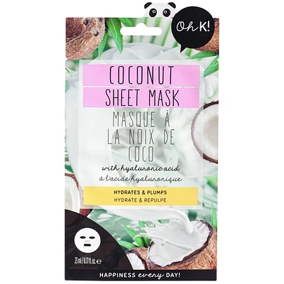 Masque à la noix de coco