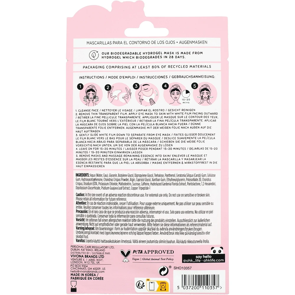 Oh K! Copper Peptides Slide & Seal Eye Mask