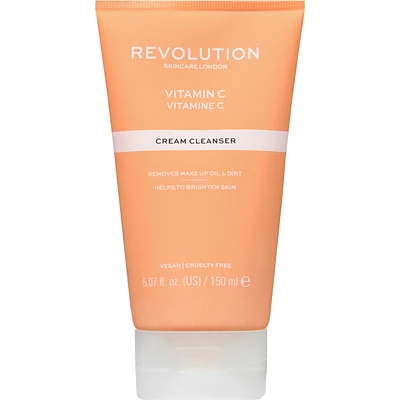 Crème nettoyante éclaircissante à la vitamine C