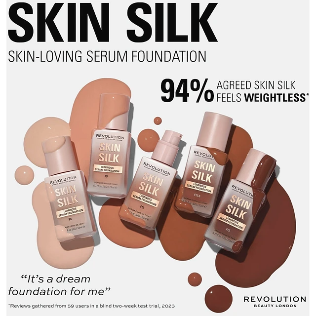 Revolution Skin Silk Foundation: Flawless Glow for All-Day Radiance