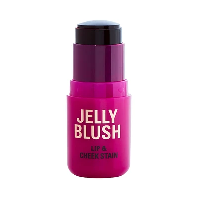 Revolution Jelly Blush Stick Lip And Cheek Stain Strawberry Pink