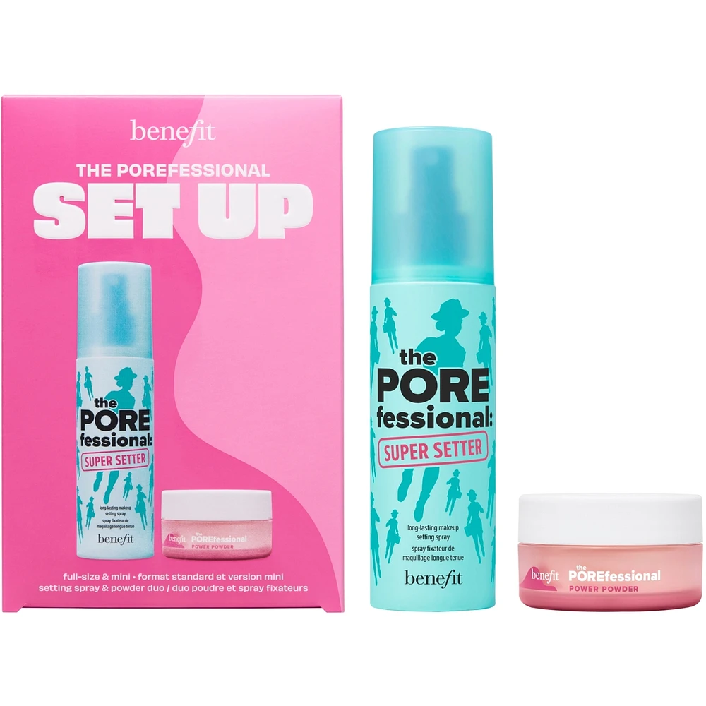 Ensemble de poudre et spray fixateur The POREfessional