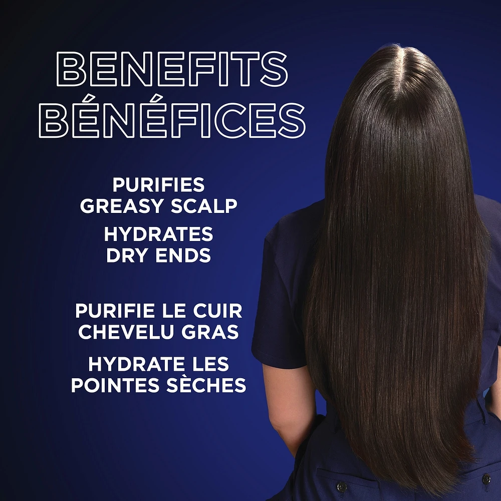 Magnetic Charcoal Purifying Conditioner for Greasy Scalp, Hydrates Dry Ends for Up to 48-Hours, with Charcoal and Nigella Flower Oil