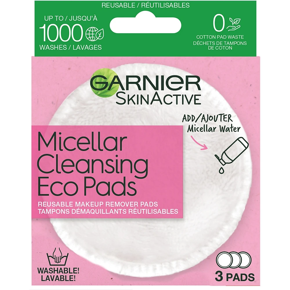 SkinActive Tampons Eco Nettoyants Micellaires