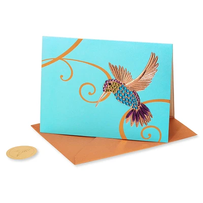Carte sans texte Papyrus (Colibri serti)
