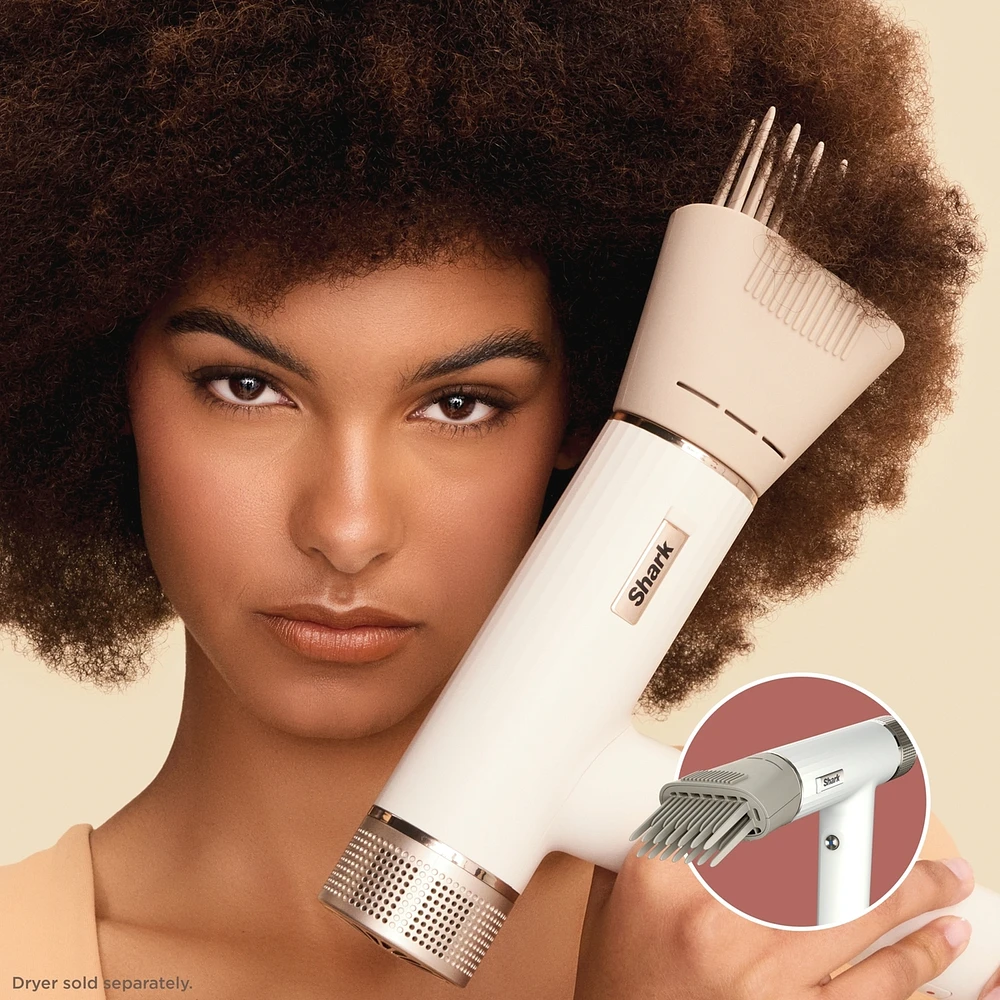 Peigne à Dents Larges Shark XSKHD3WTCA Lift & Stretch pour SpeedStyle