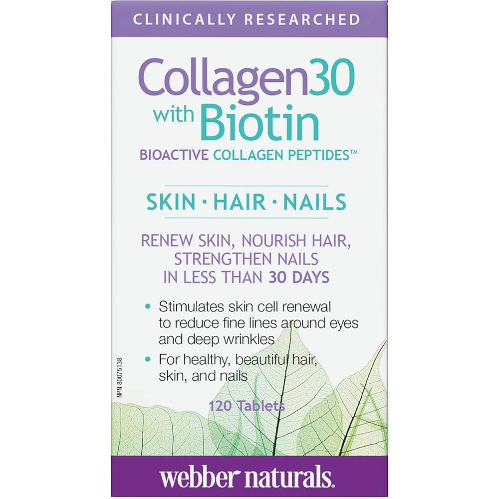 Collagen30 avec Biotine Bioactive Collagen Peptides