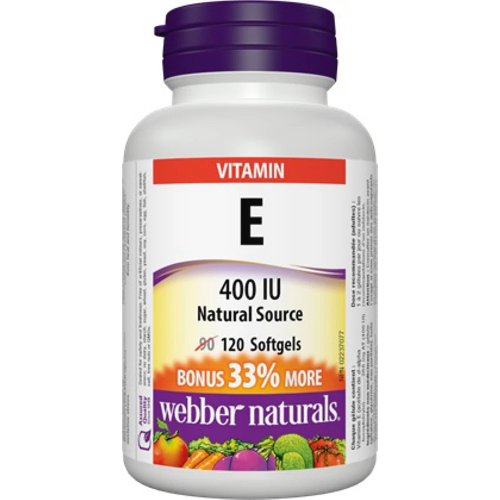 Vitamine E Source naturelle 400 UI