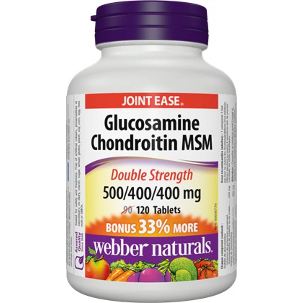 Glucosamine Chondroïtine MSM Double concentration 500/400/400 mg