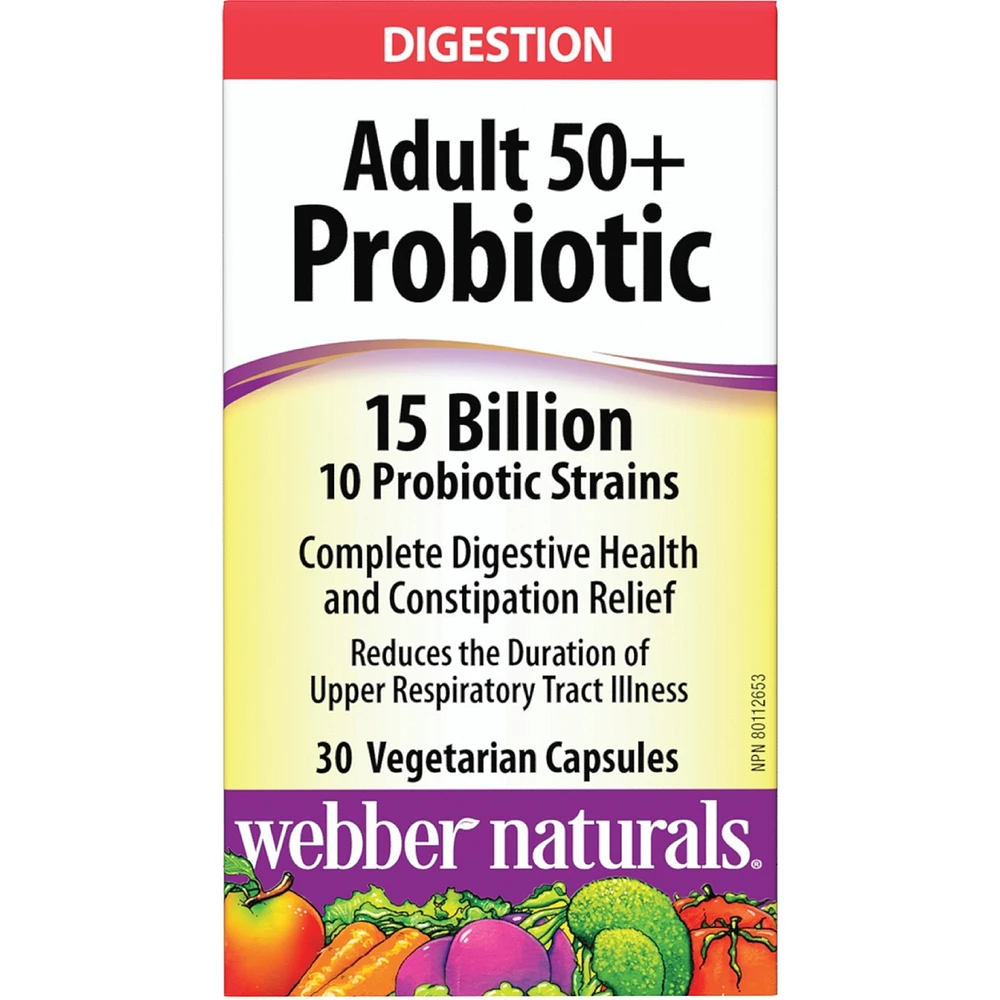 Probiotique Adultes 50+ 15 milliards