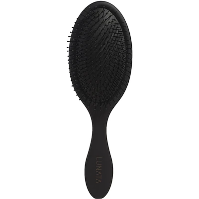 Brosse pour cheveux secs et humides Lunata Detangle Me – Taille normale noir