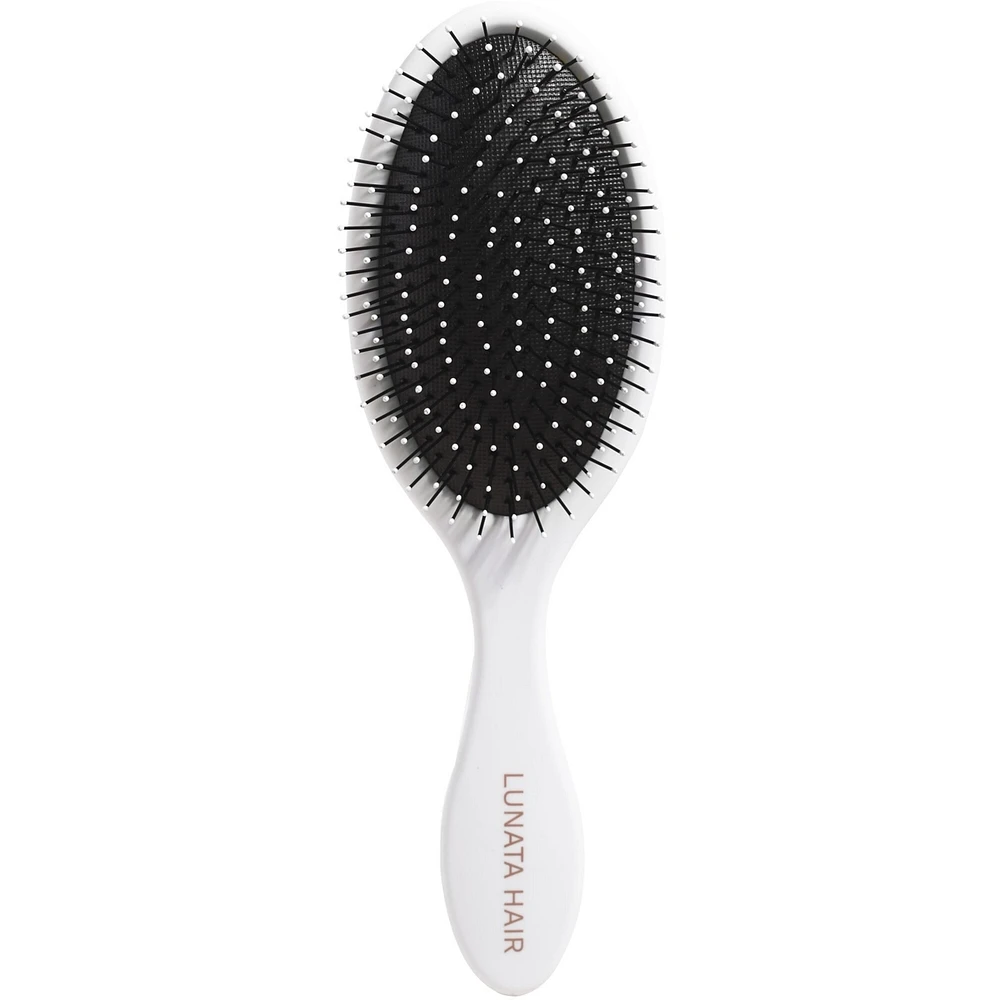 Brosse pour cheveux secs et humides Lunata Detangle Me – Mini blanc