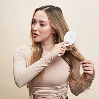Brosse pour cheveux secs et humides Lunata Detangle Me – Mini blanc
