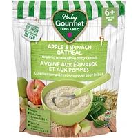 Baby Gourmet Organic Baby Cereal Apple Spinach Oatmeal