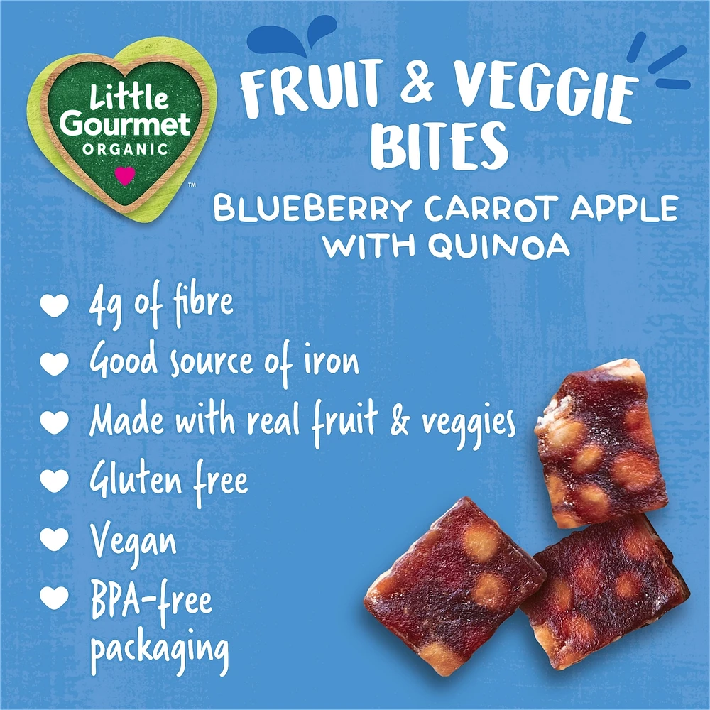 pomme carotte myrtille avec quinoa