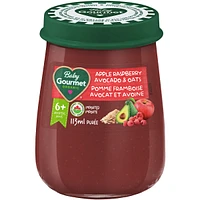 Organic Baby Food Jar Apple Raspberry Avocado & Oats