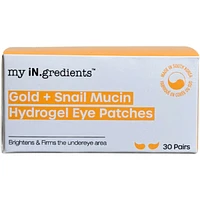 Gold +Snail Mucin Hydrogel Eye Patches