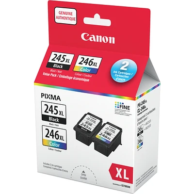 PG-245XL & CL-246XL Emballage Cartouches d'encre