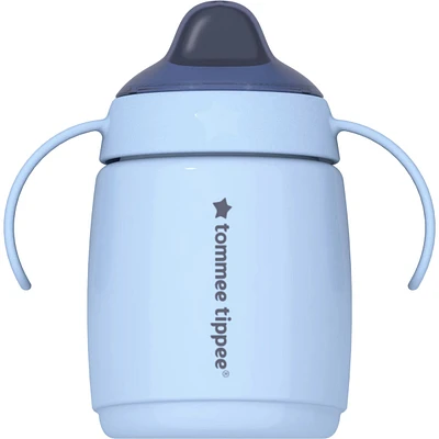 Gobelet à bec Tommee Tippee Superstar Trainer pour tout-petits, INTELLIVALVE 100 % étanche et résistant aux secousses | Technologie antimicrobienne (10oz, 6 mois+)