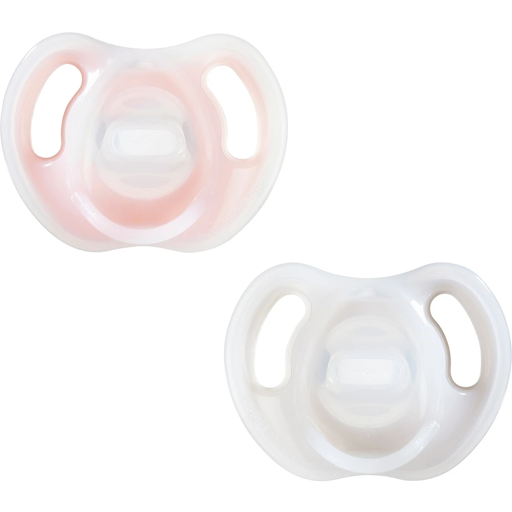 Sucette Ultra-Legere en Silicone, 6-18 Mois, Lot de 2, Sans BPA