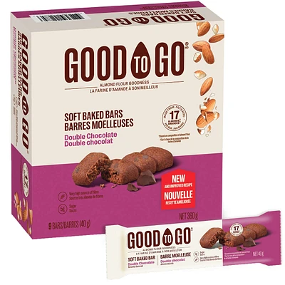Barre moelleuse double chocolat
