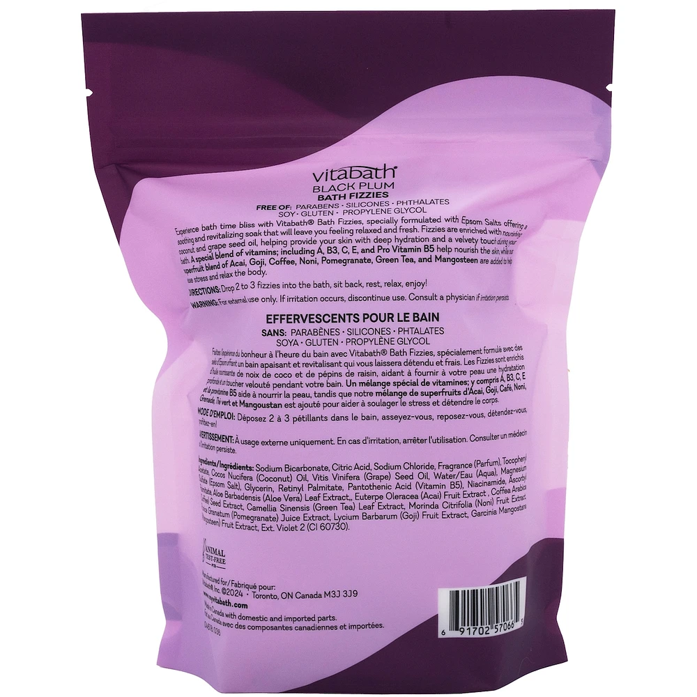 Black Plum Bath Fizzies