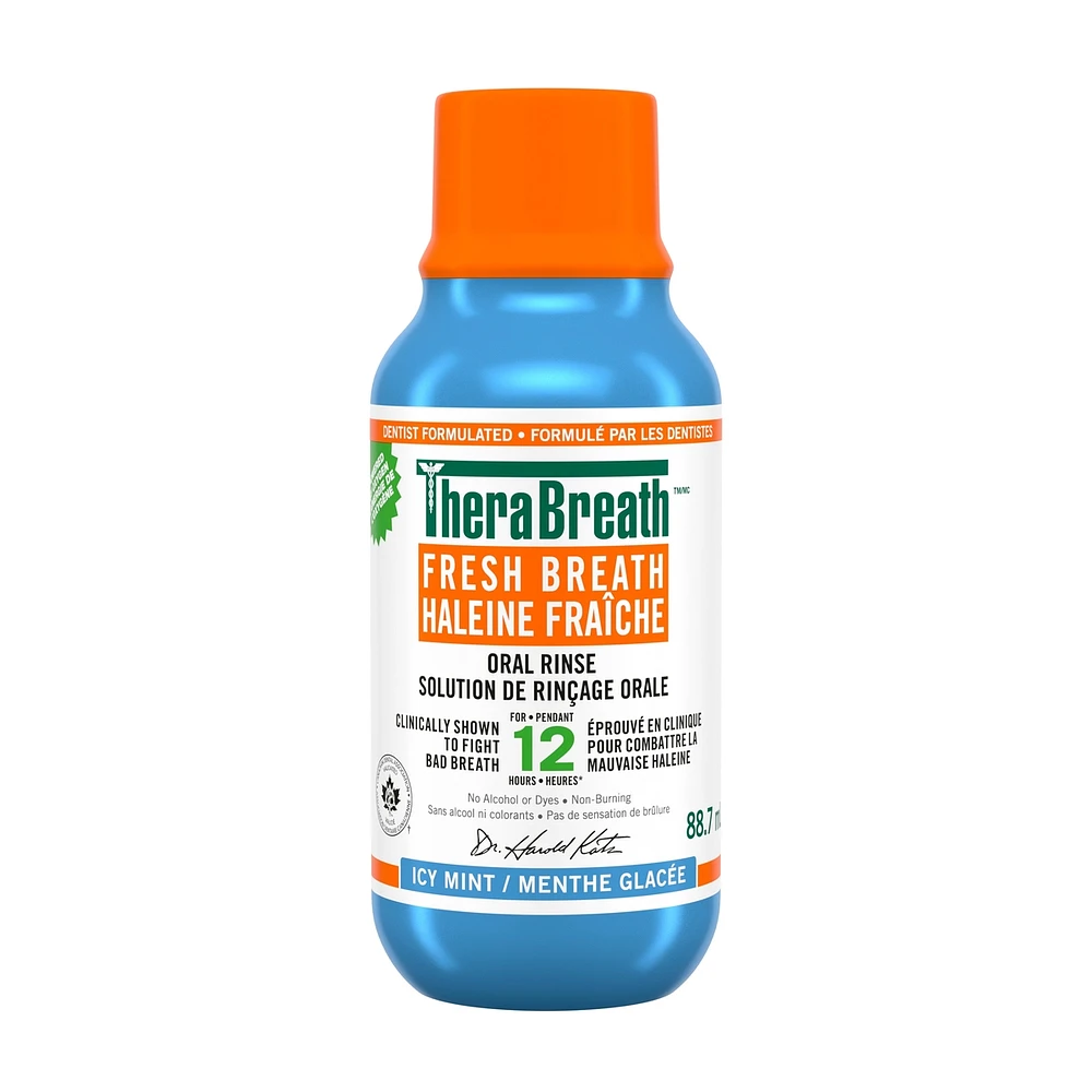 TheraBreath™ Haleine Fraîche Solution de Rincage Orale - Menthe Glacée 88.7mL
