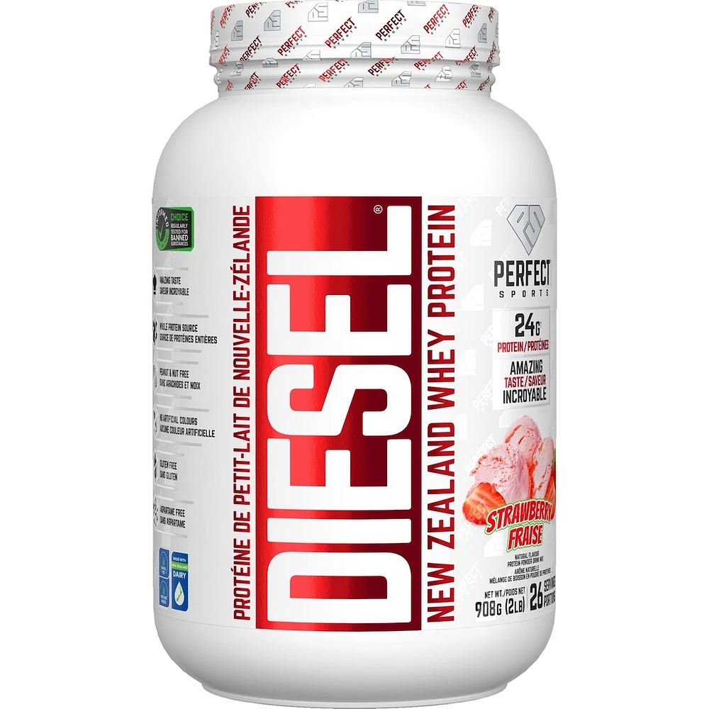 Diesel Proteine de petit-lait de Nouvelle-Zelande Fraise