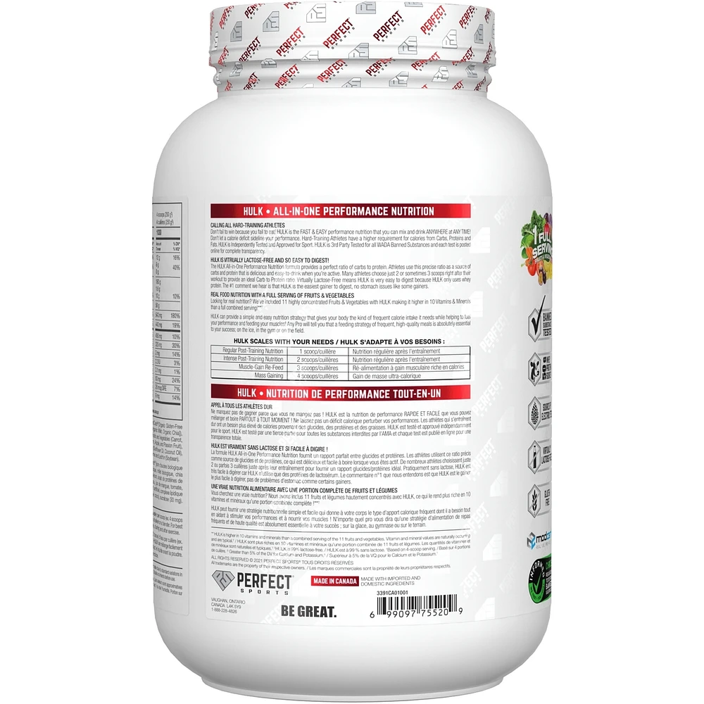 Hulk Mass Gainer Vanilla Ice Cream