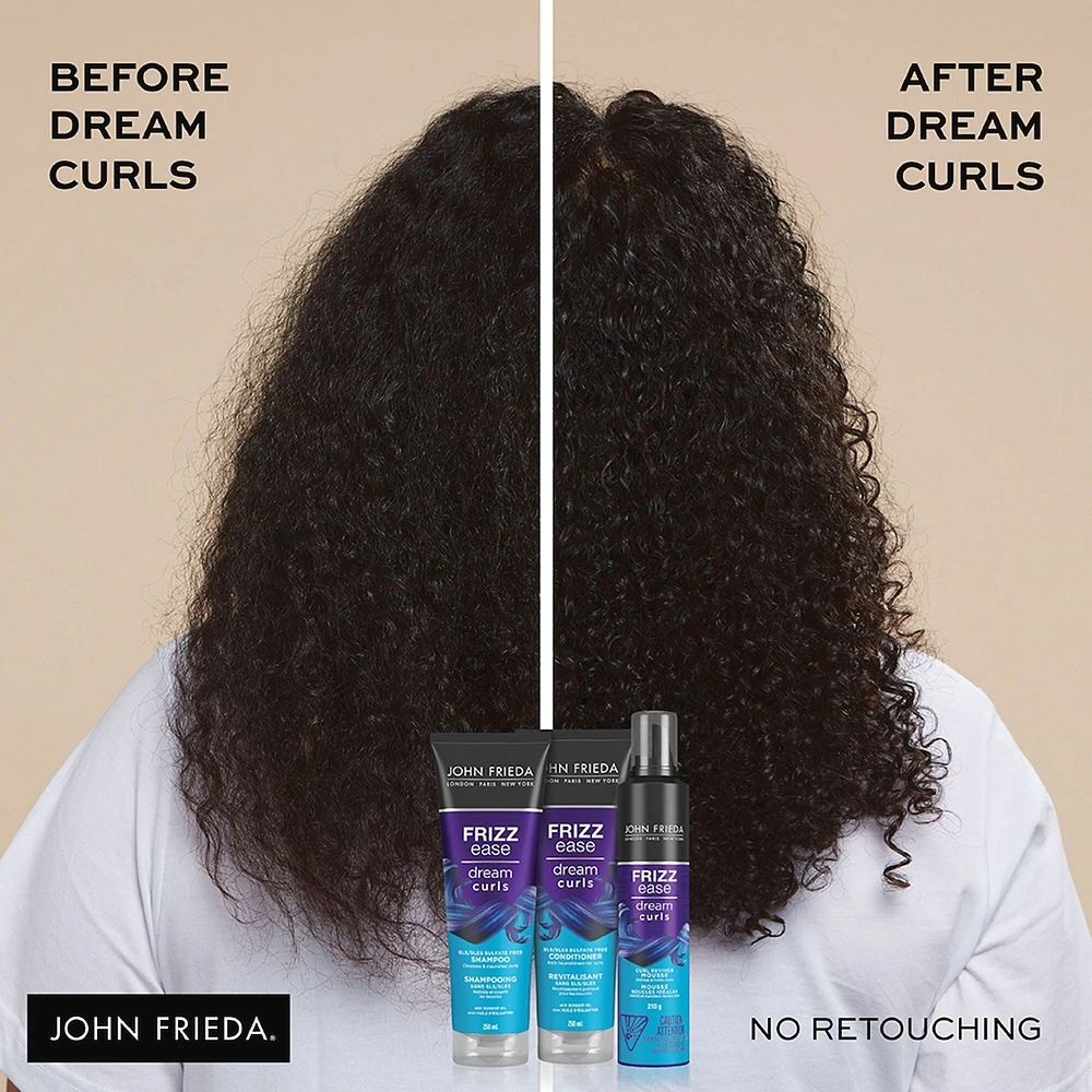 Mousse coiffante Frizz Ease Dream Curls Ondulations à l'air libre