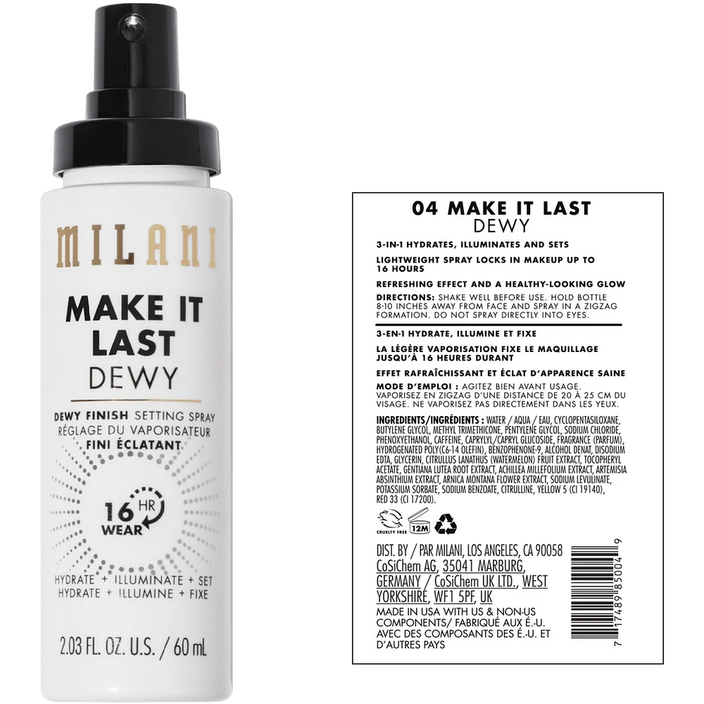 Make It Last Setting Spray - Hydrate + Illuminate + Set