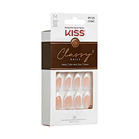 Kiss Classy Ready-To-Wear Fake Nails, 28 Count – ‘Dashing’