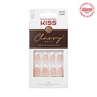 Kiss Classy Ready-To-Wear Fake Nails, 28 Count – ‘Dashing’