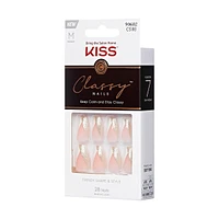 Kiss Classy Ready-To-Wear Fake Nails, 28 Count – ‘Dashing’