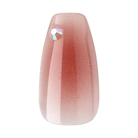 Kiss Bare But Better Premium Press-On Nails, "Shine", Pink, Medium Coffin, 33 Count