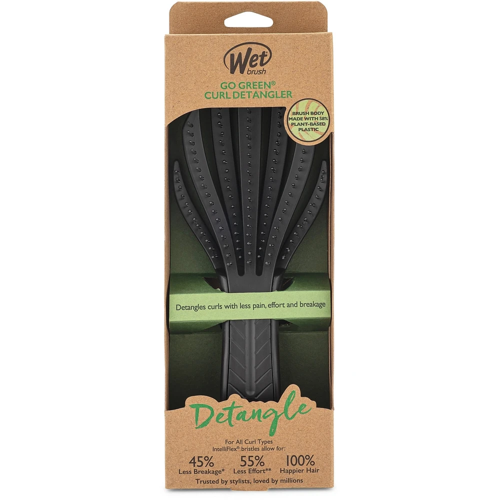 Wetbrush Go Green Curl Detangler Black