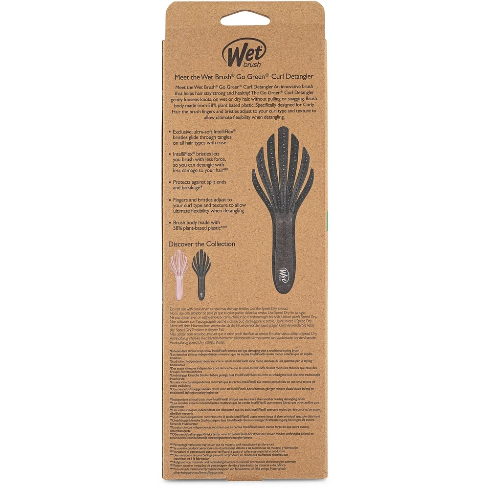 Wetbrush Go Green Curl Detangler Black