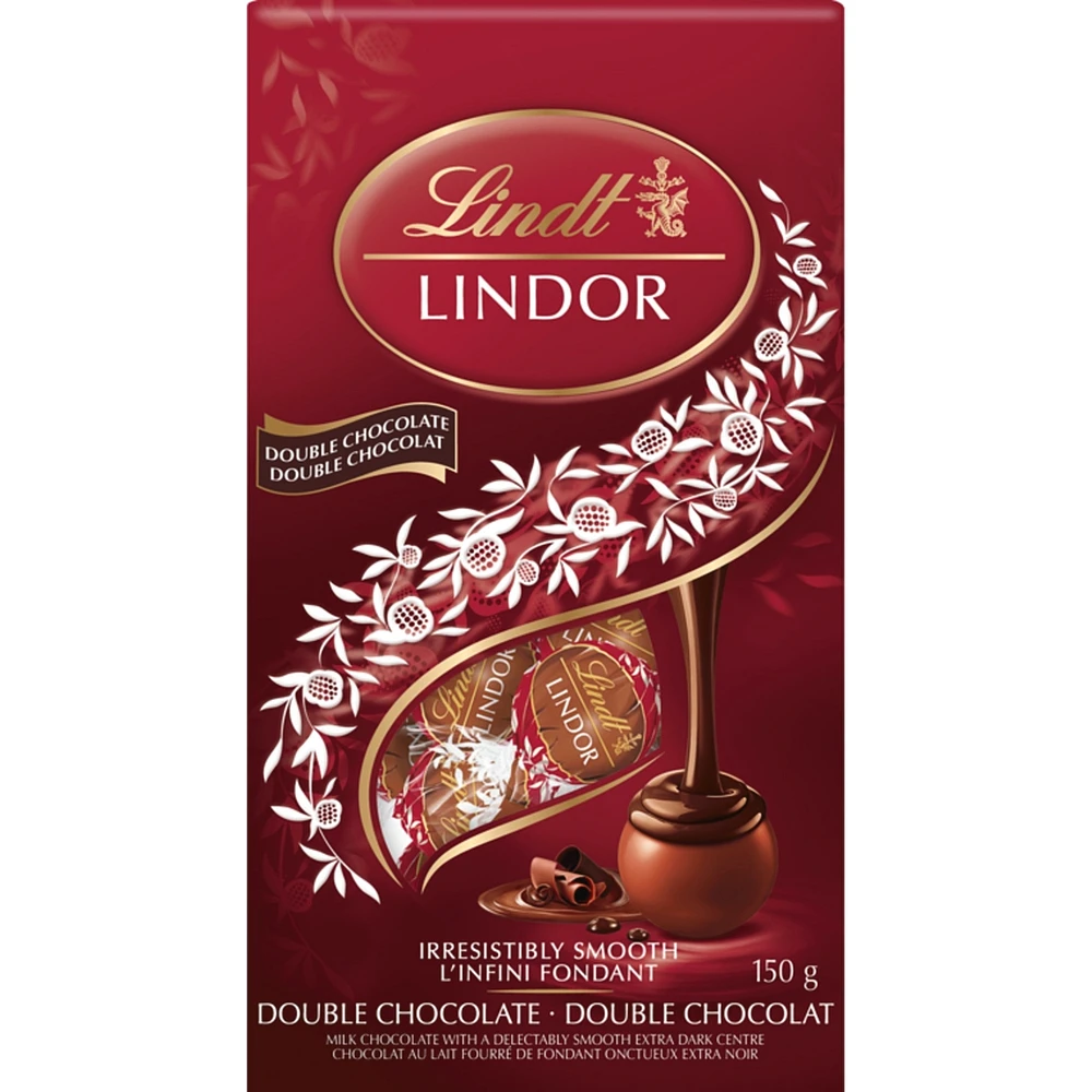 LINDOR Double Chocolate Truffles Bag