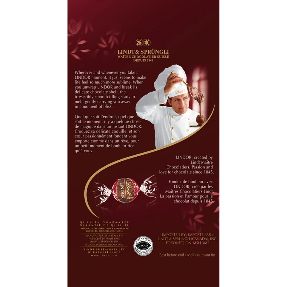 LINDOR Double Chocolate Truffles Bag