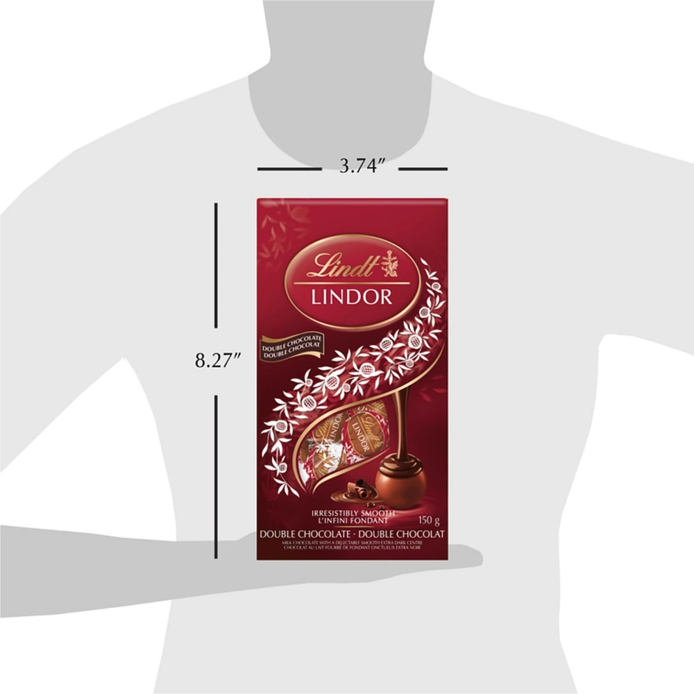 LINDOR Double Chocolate Truffles Bag